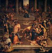 Daniele Da Volterra The Massacre of the Innocents oil